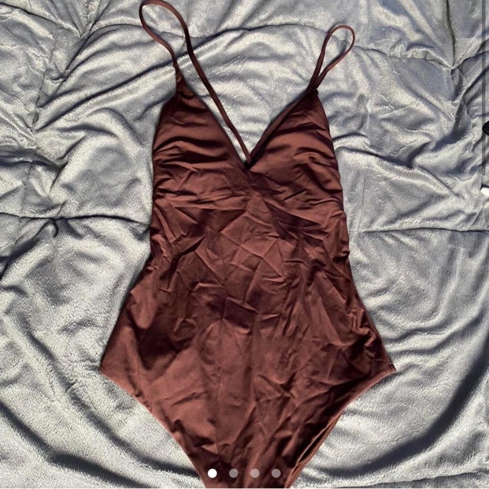 Brown one piece or bodysuit ✨